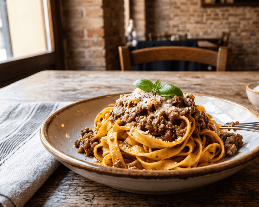 Tagliatelle al ragù (alla bolognese)